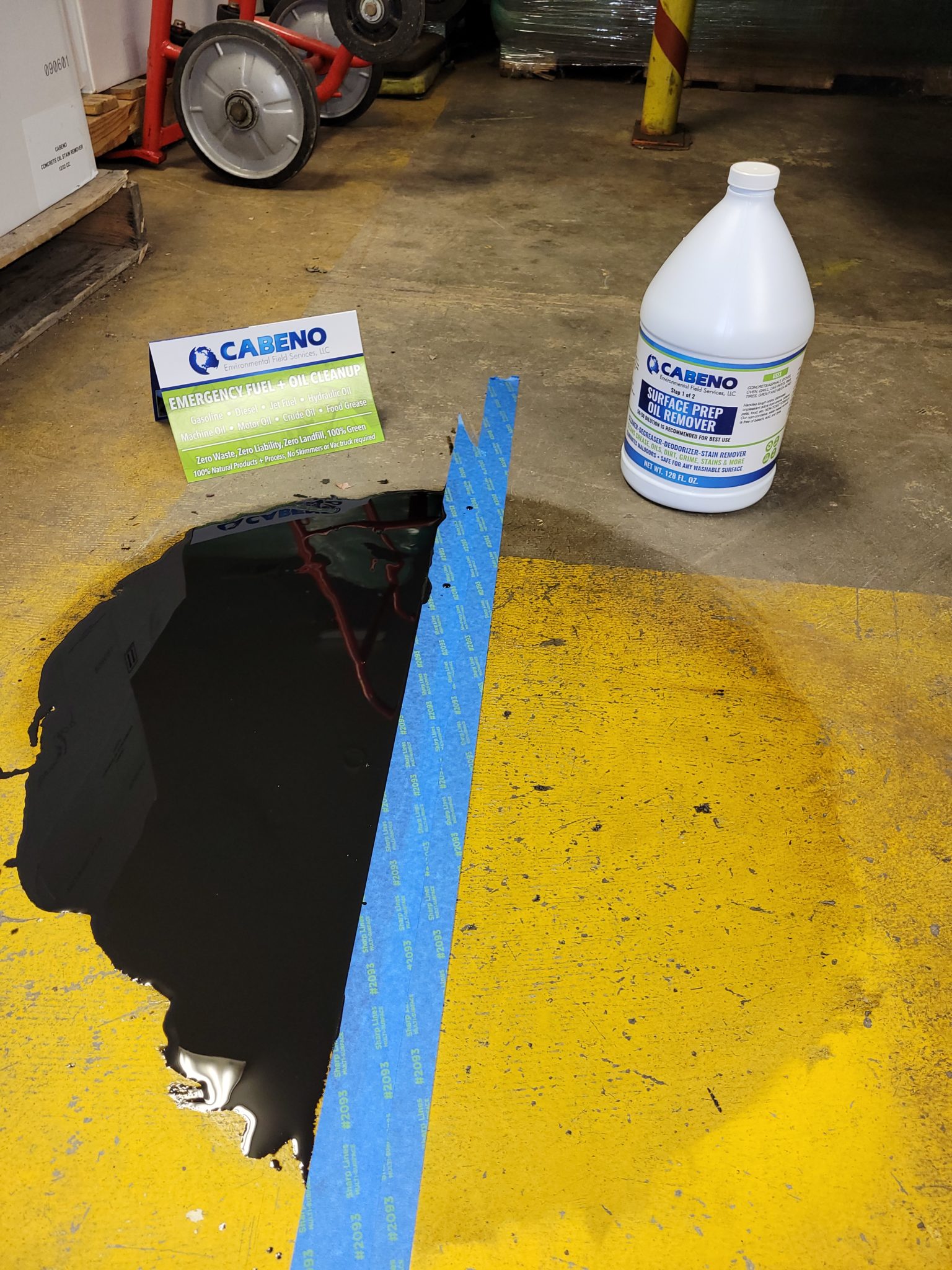Environmentally Friendly Fuel and Oil Stain Removal Services