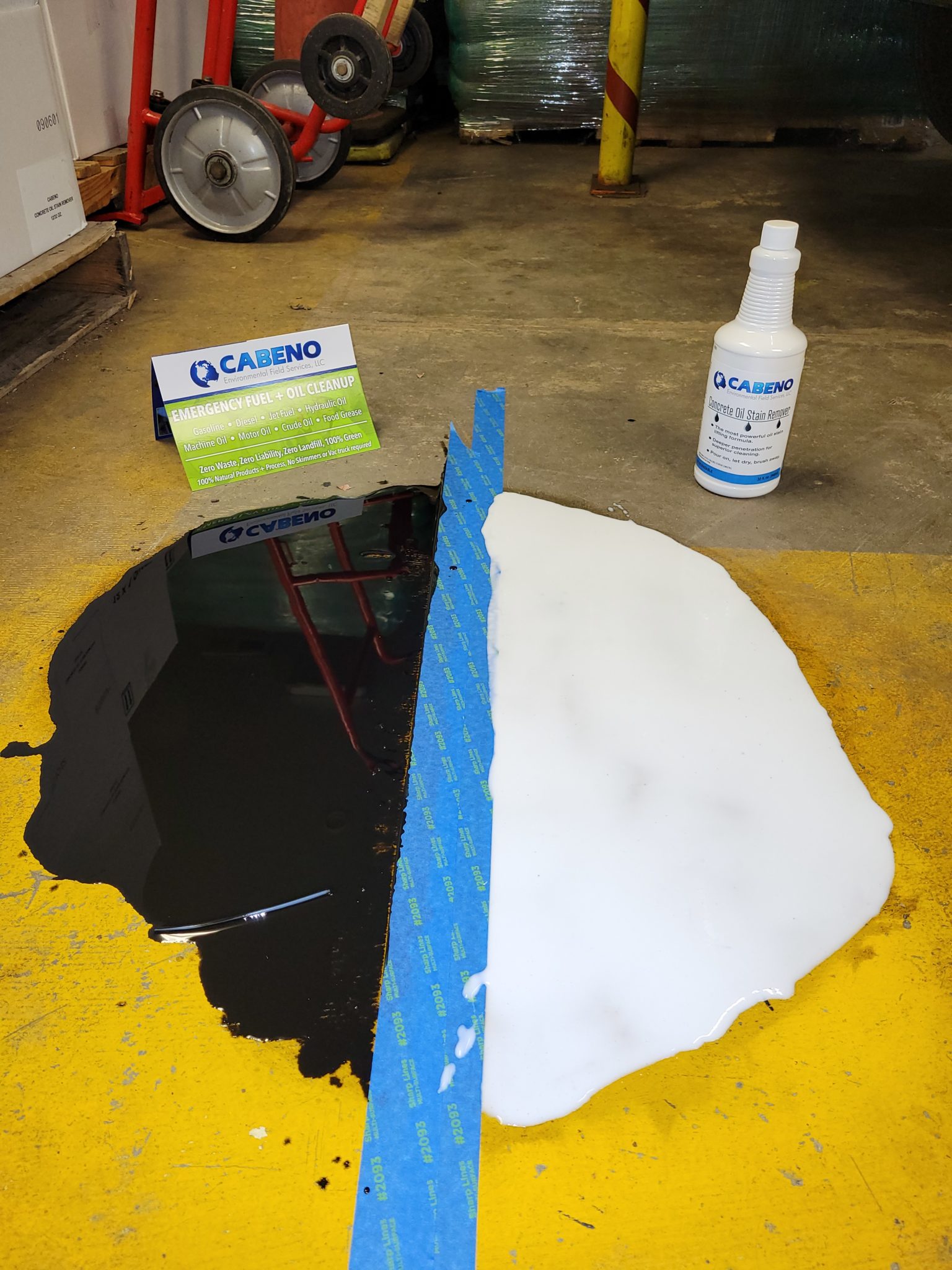 Environmentally Friendly Fuel and Oil Stain Removal Services