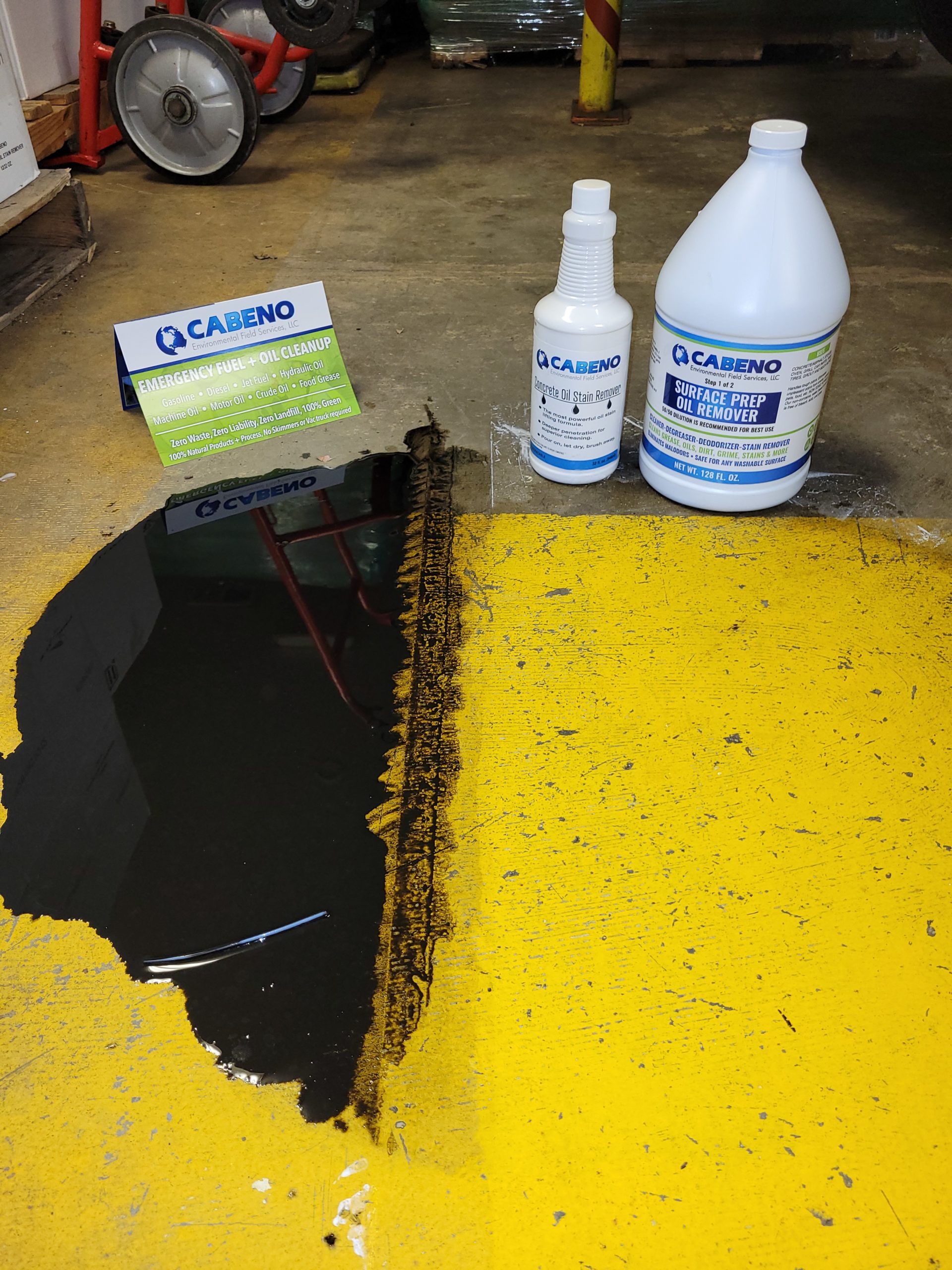 Environmentally Friendly Fuel and Oil Stain Removal Services